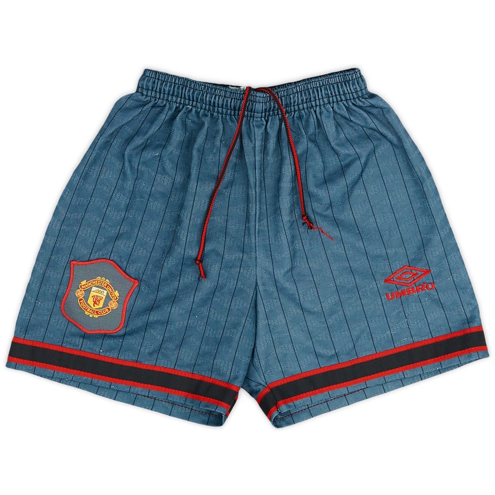 1995-96 Manchester United Away Shorts - 9/10 - (S)