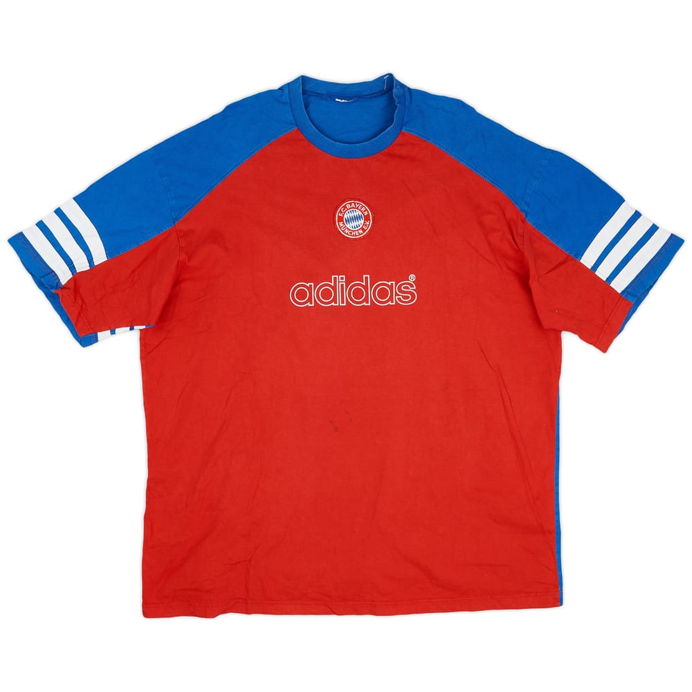 1995-96 Bayern Munich adidas Cotton Tee - 6/10 - (XXL)
