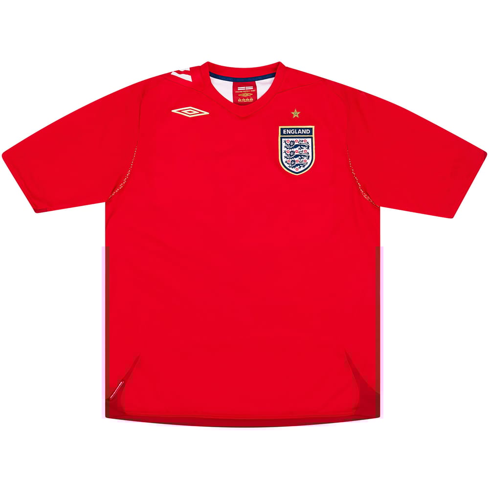2006-08 England Away Shirt - 5/10 - (XL)
