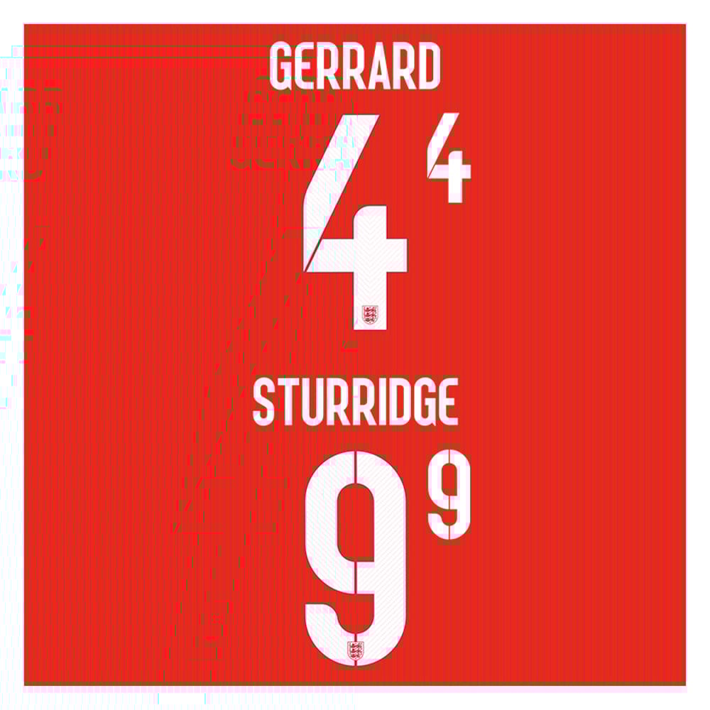 2014-15 England Away Name Set