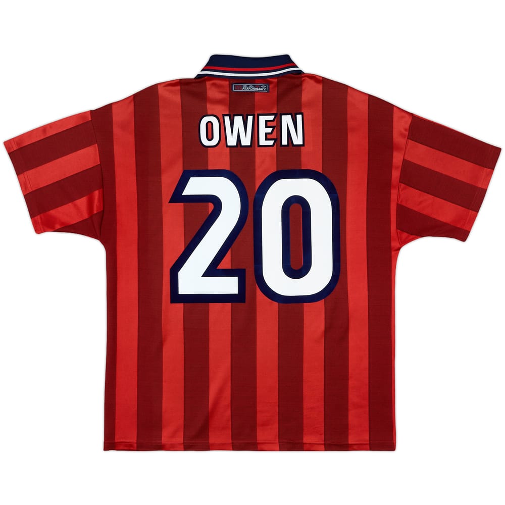 1997-99 England Away Shirt Owen #20