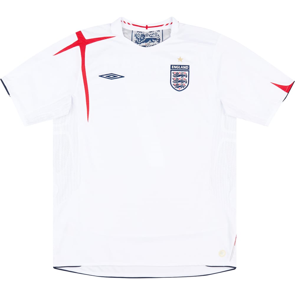 2005-07 England Home Shirt - 7/10