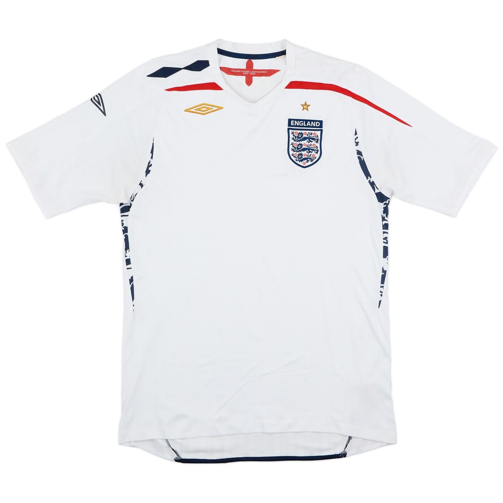 2007-09 England Home Shirt  - 8/10 - (S)