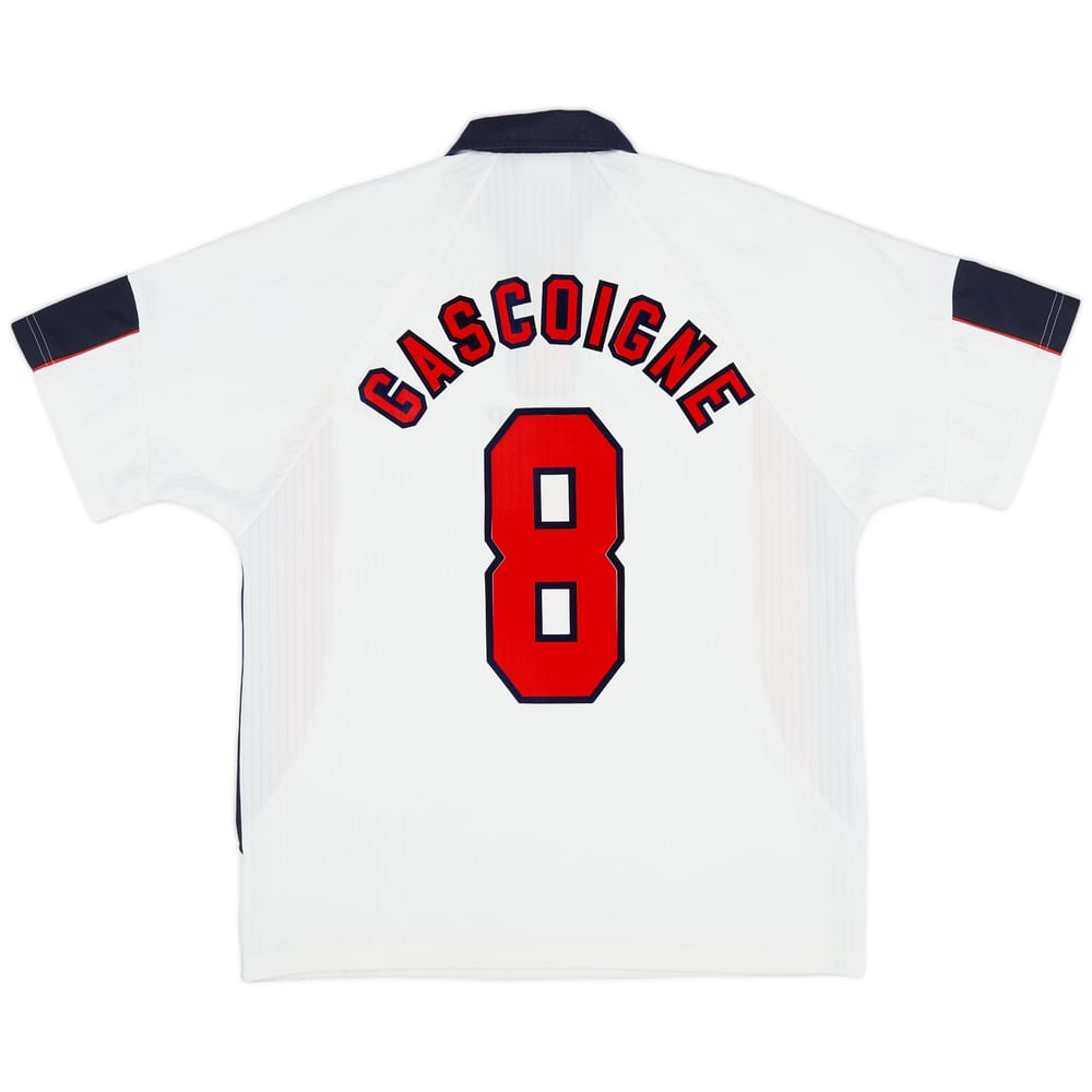 1997-99 England Home Shirt Gascoigne #8