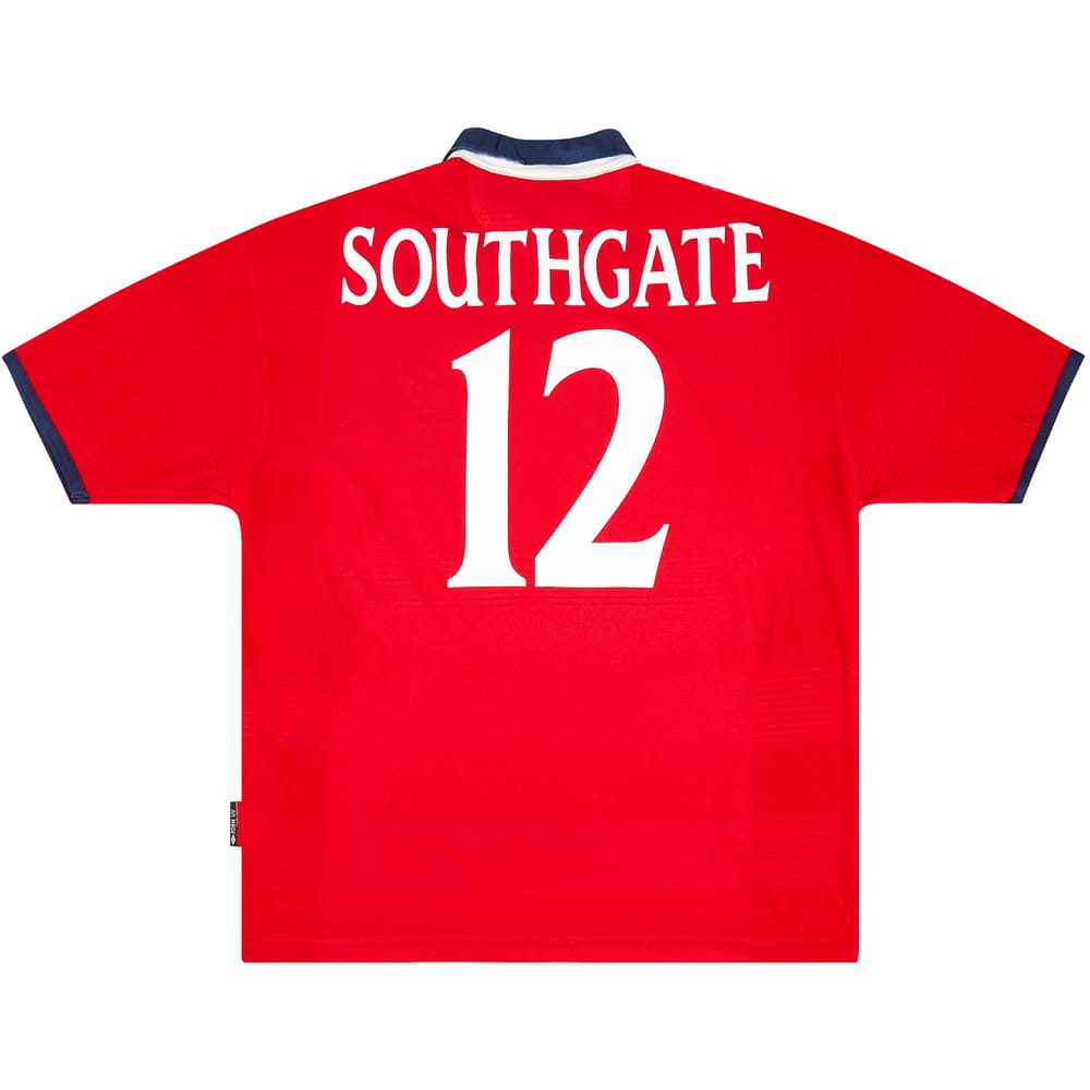 1999-01 England Away Shirt Southgate #12 - 6/10