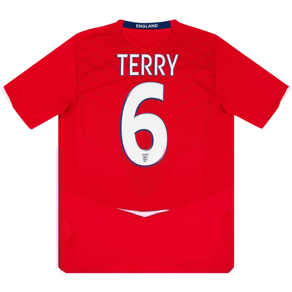 2008-10 England Away Shirt Terry #6 - 8/10