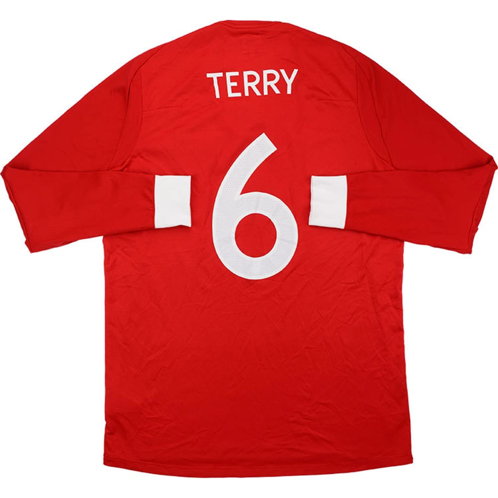 2010-11 England Away L/S Shirt Terry #6 - 6/10 - (M)