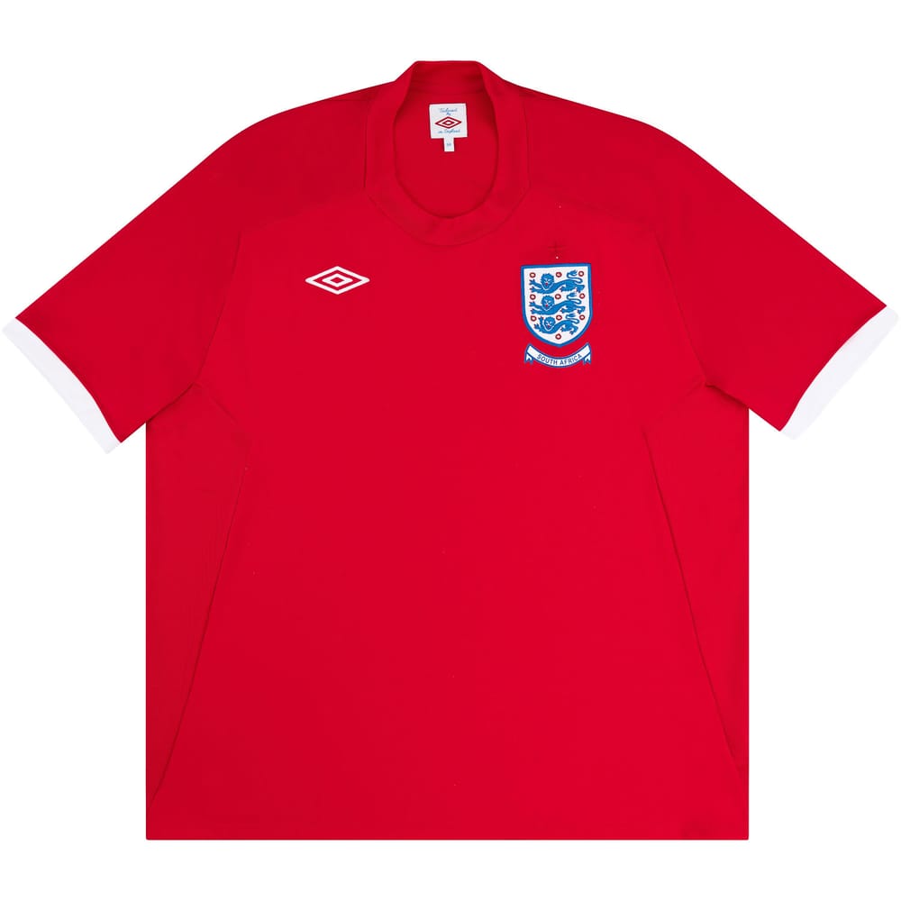 2010-11 England 'South Africa' Away Shirt - 8/10 - (XL)