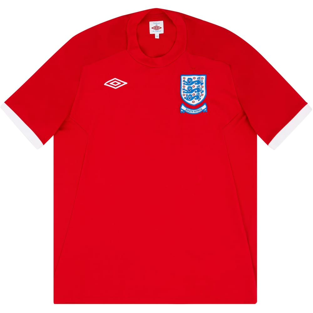 2010-11 England 'South Africa' Away Shirt - 8/10