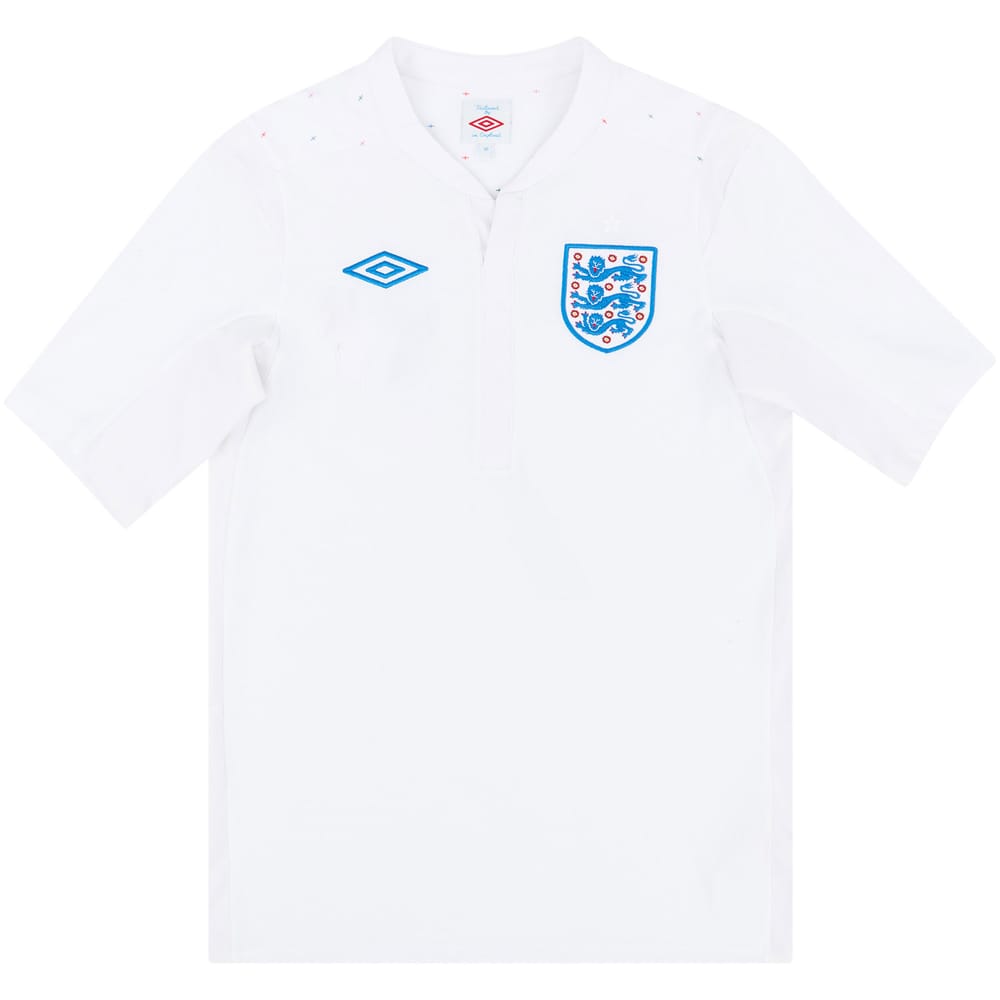 2010-11 England Home Shirt - 9/10