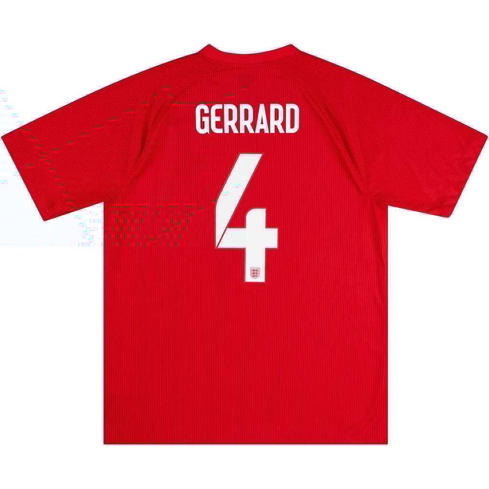 2014-15 England Away Shirt Gerrard #4