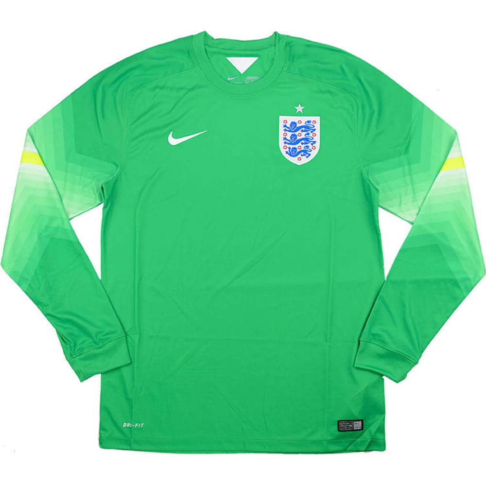 2014-15 England GK Home Shirt - 8/10 - (S)