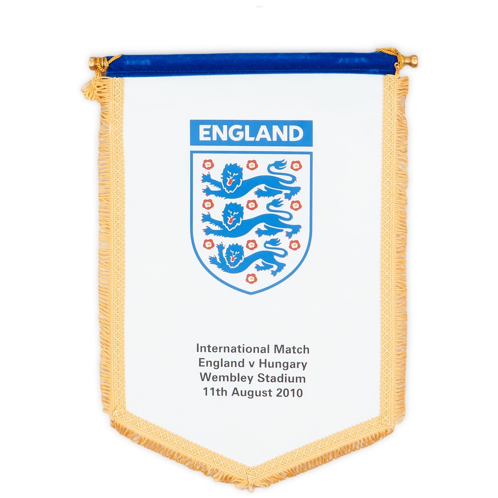 2010 England Match Pennant International Friendly (v Hungary)