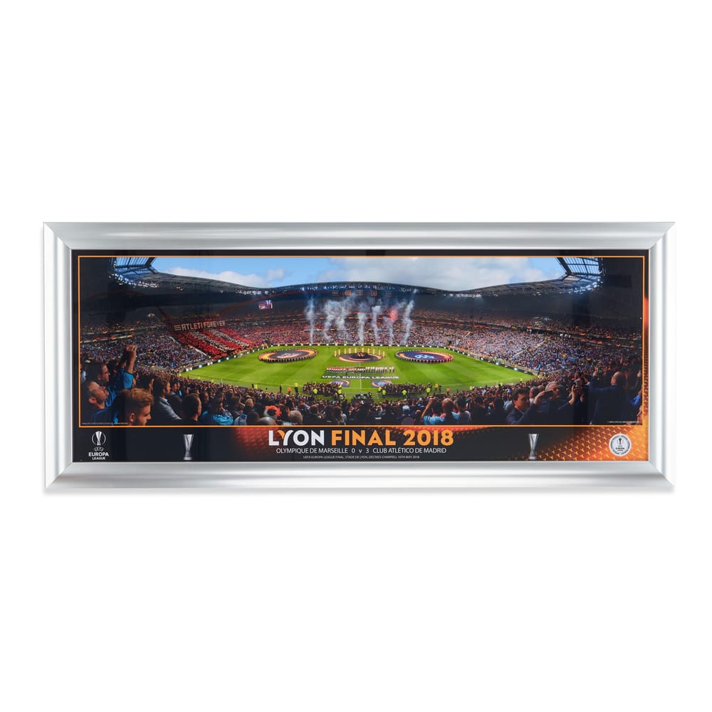 2018 Europa League Final Lyon Framed Picture