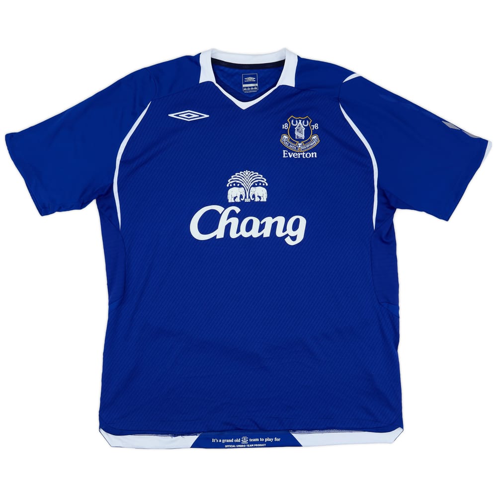 2008-09 Everton Maillot domicile