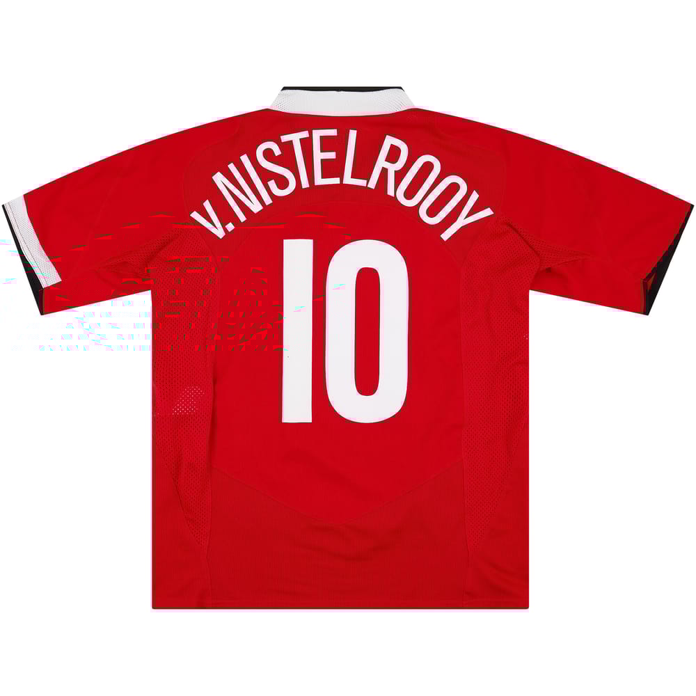 2004-06 Manchester United Home Shirt v.Nistelrooy #10 - 8/10 - (XXL)