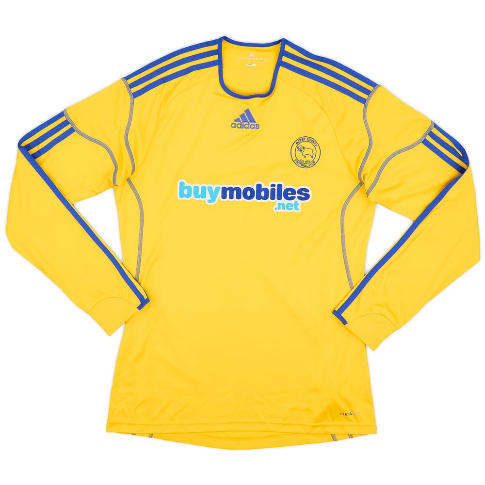 2010-11 Derby County Away L/S Shirt - 8/10 - (S)