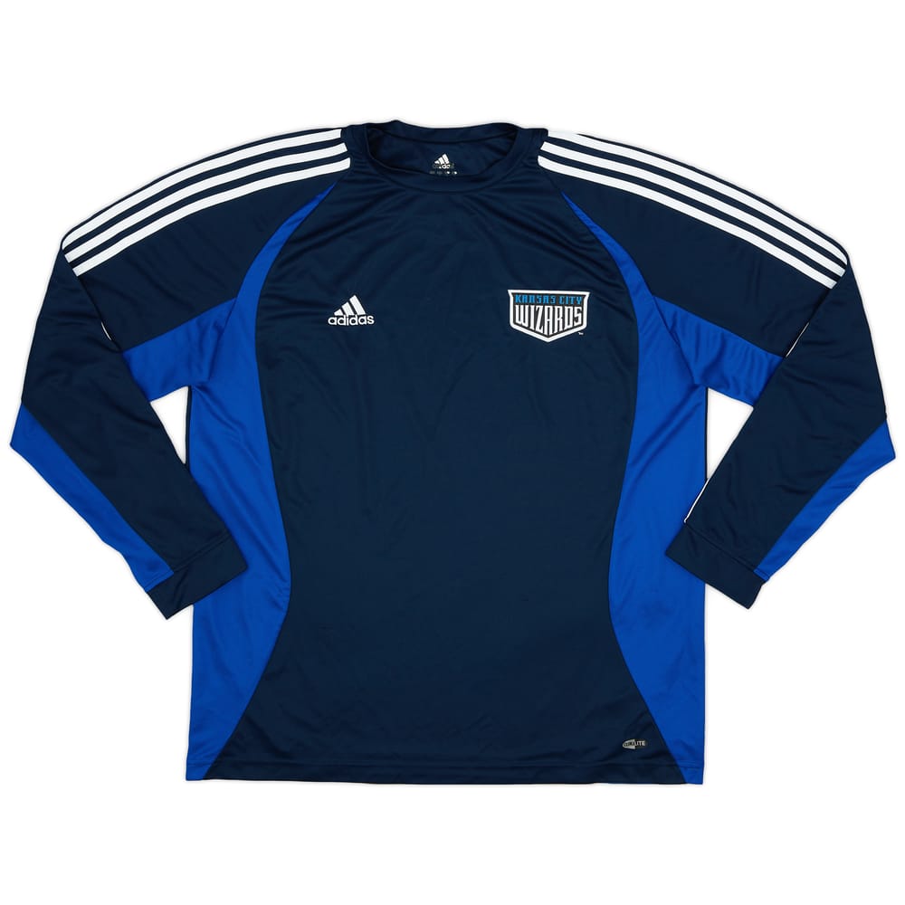 2008 Kansas City Wizards adidas L/S Training Shirt - 8/10 - (L)