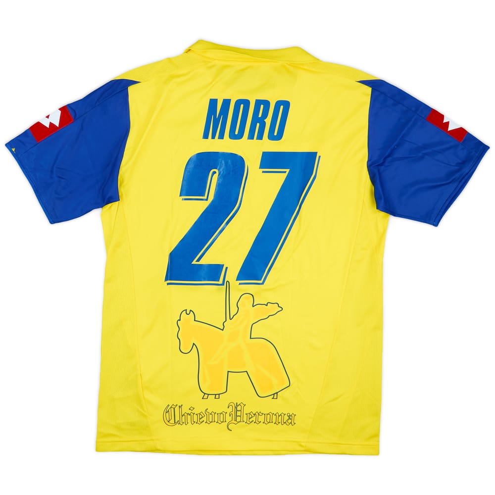 2007-08 Chievo Verona Home Shirt Moro #27 - 4/10 - (XL)