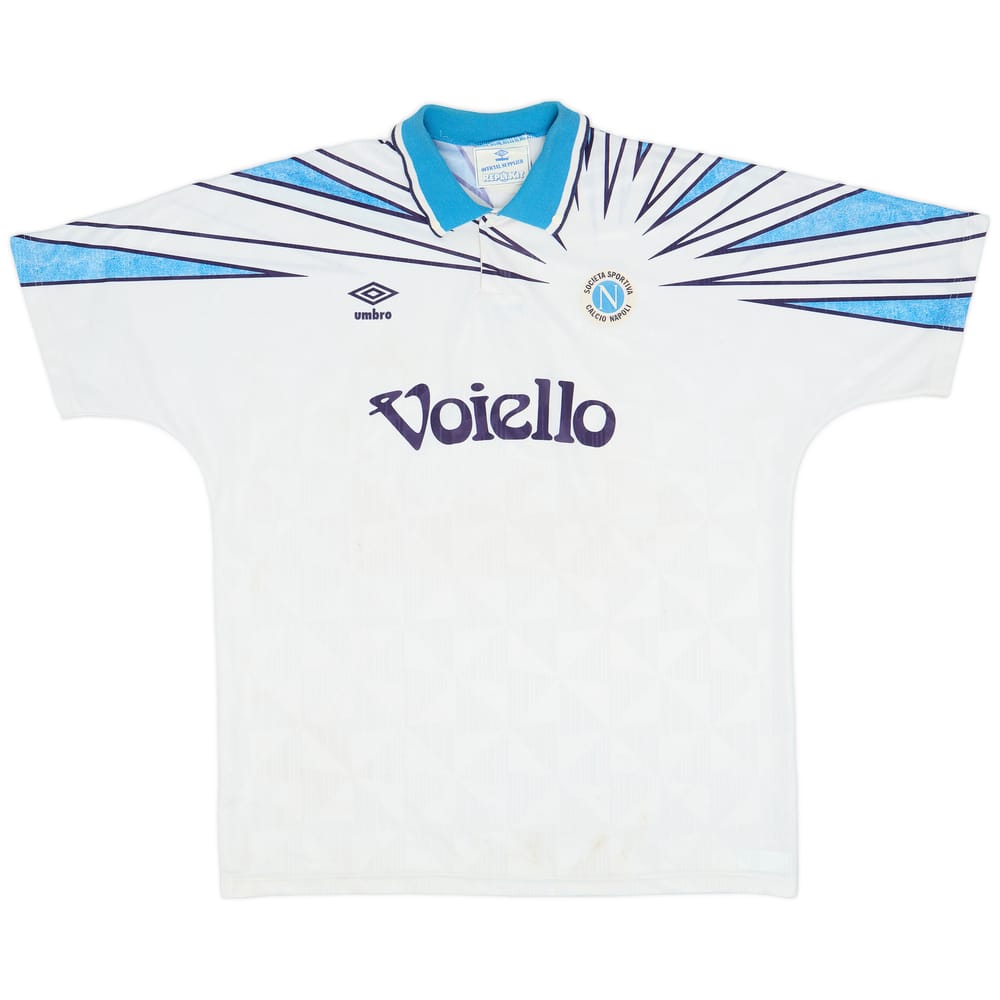 1991-93 Napoli Away Shirt - 7/10 - (XL)