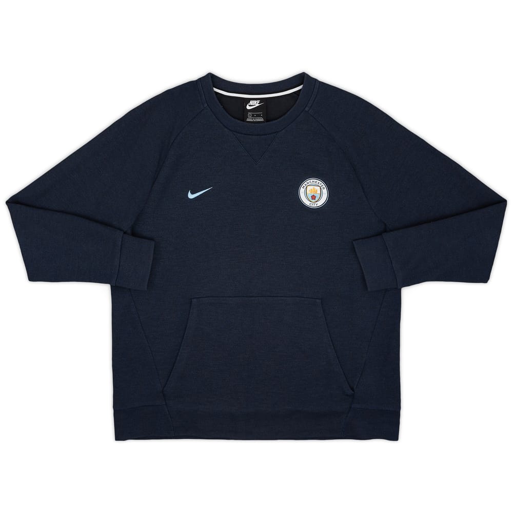 2018-19 Manchester City Nike Sweat Top - 8/10 - (L)