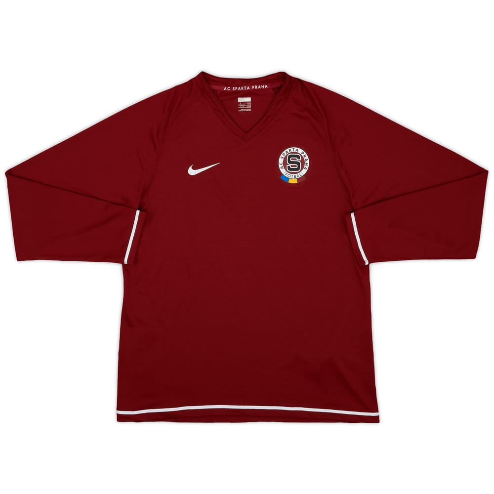 2008-09 Sparta Prague Home L/S Shirt - 8/10 - (M)