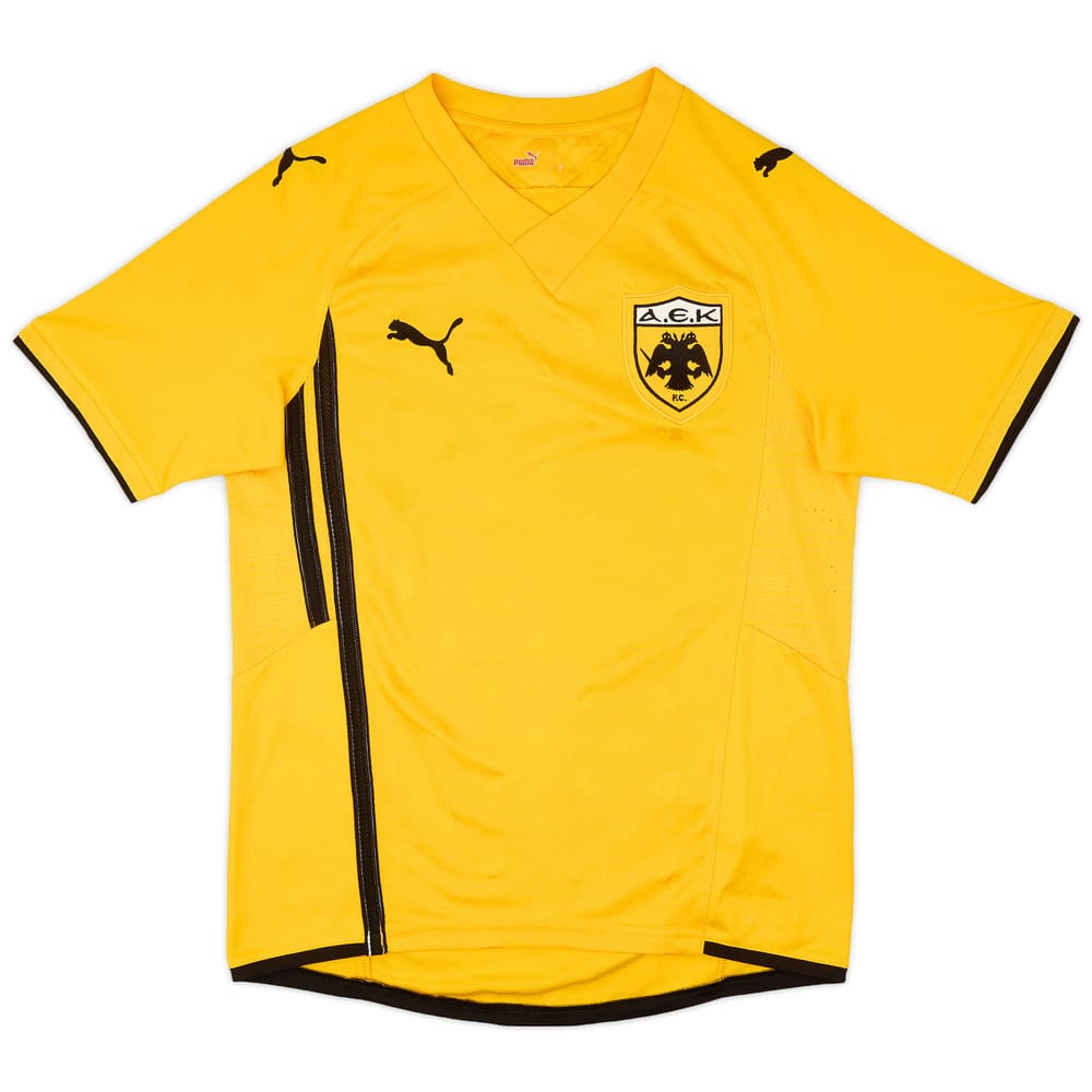 2010-11 AEK Athens Home Shirt - 8/10 - (S)