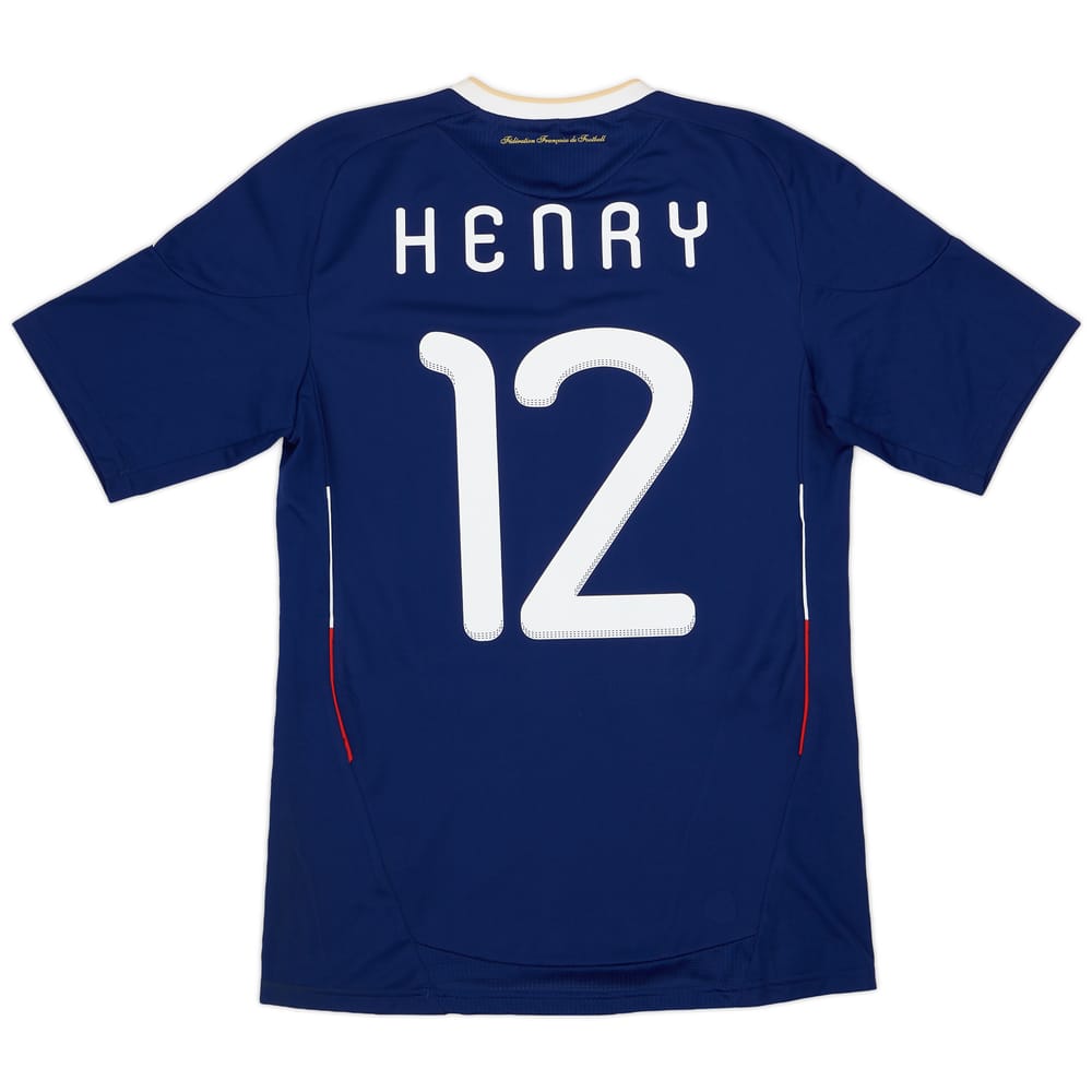 2009-10 France Home Shirt Henry #12 (S)