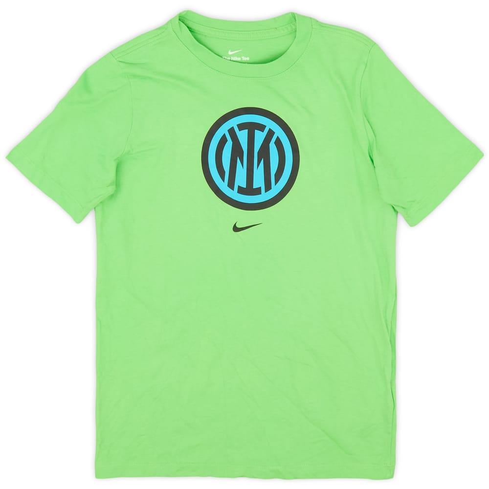2019-20 Inter Milan Nike Graphic Tee - 8/10 - (L.Boys)