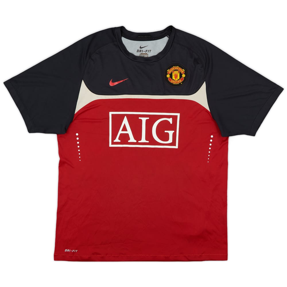 2010-11 Manchester United Nike Training Shirt - 6/10 - (L)