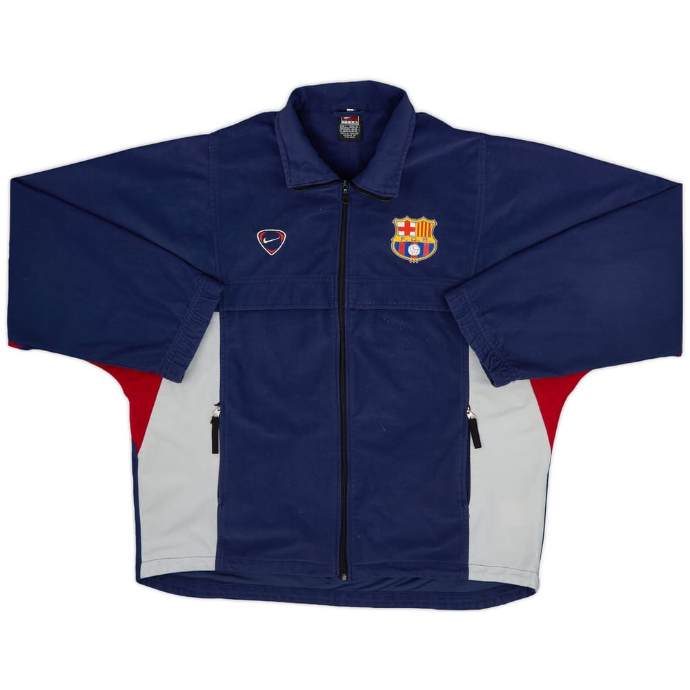 2001-02 Barcelona Nike Track Jacket - 8/10 - (L)