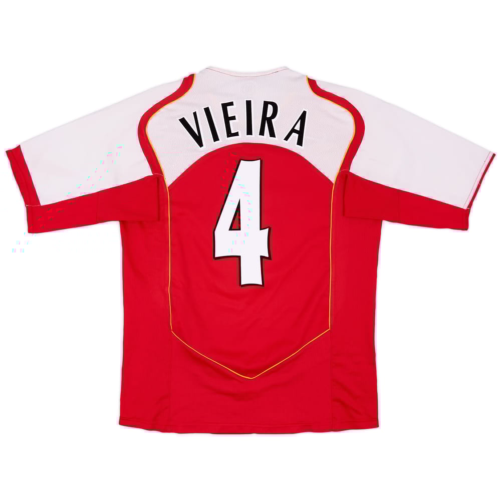 2004-05 Arsenal Home Shirt Vieira #4 - 8/10 - (M)