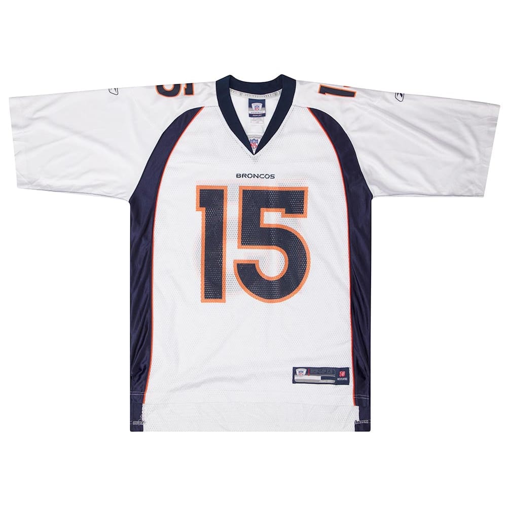 2010 Denver Broncos Tebow #15 Reebok On Field Jersey (Away) L