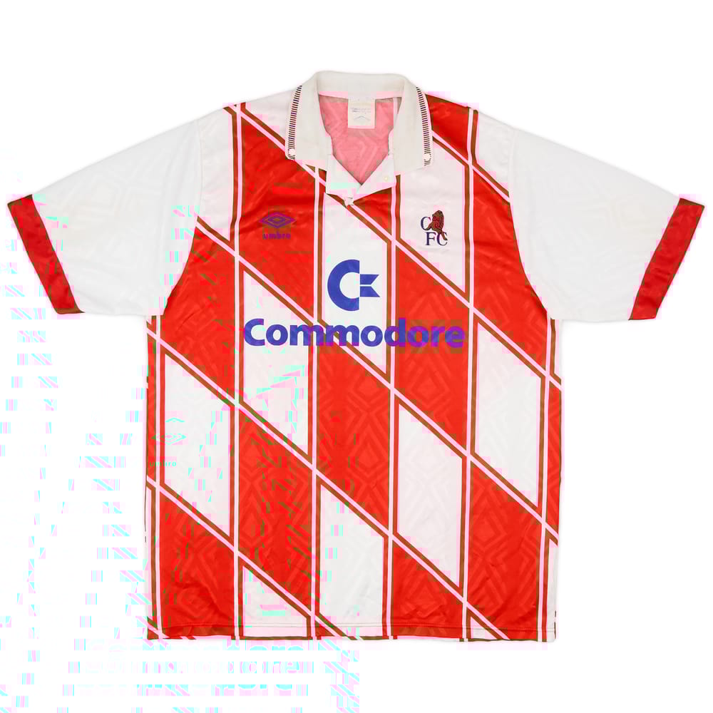 1990-92 Chelsea Away Shirt - 8/10 - (XL)