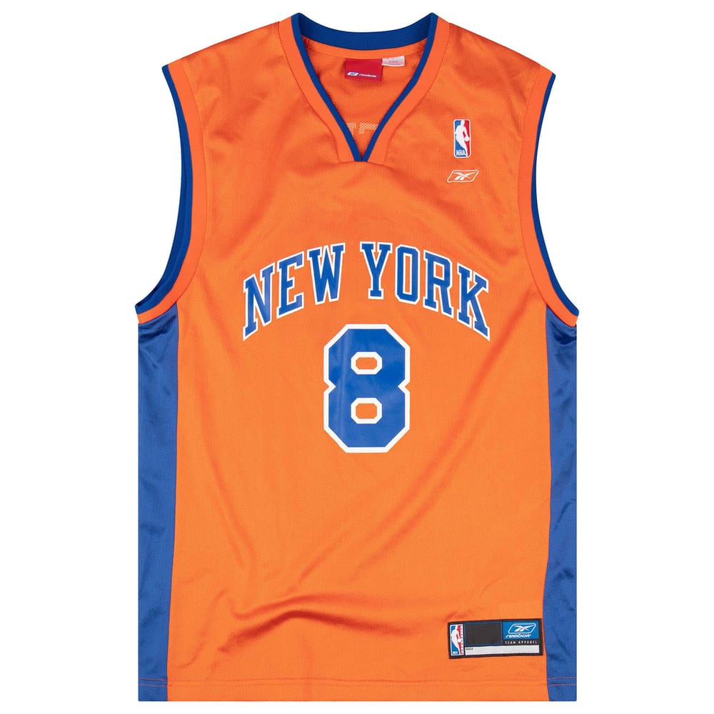 2002-03 New York Knicks Sprewell #8 Reebok Jersey (Alternate) M