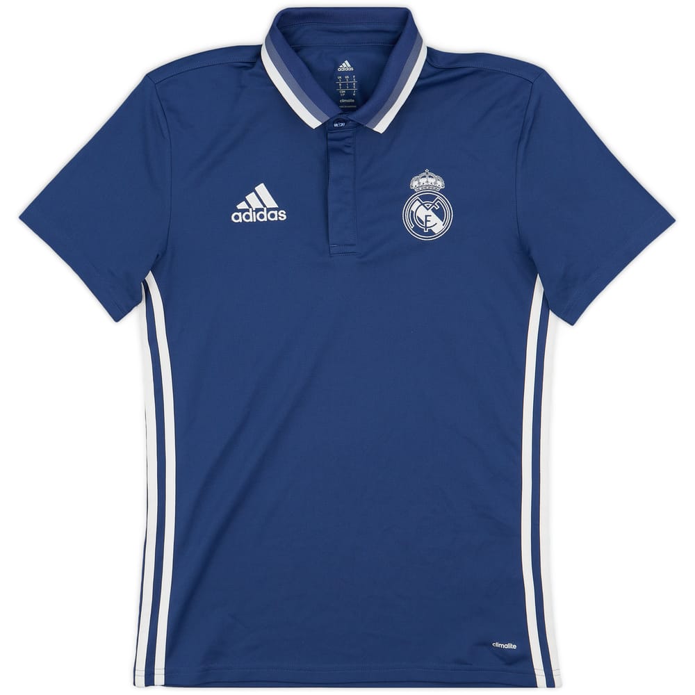 2016-17 Real Madrid adidas Polo Shirt - 8/10 - (S)