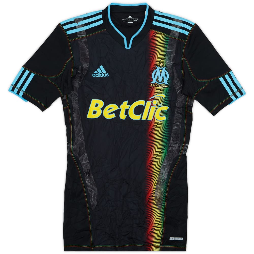 2010-11 Olympique Marseille Player Issue Techfit Third Shirt - 6/10 - (M)