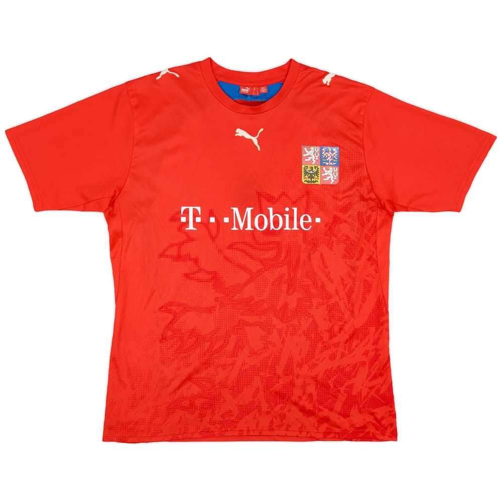 2006-08 Czech Republic Basic Home Shirt - 8/10 - (L)