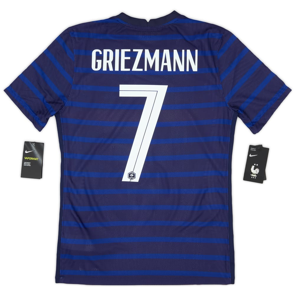 2020-21 France Authentic Home Shirt Griezmann #7 (S)