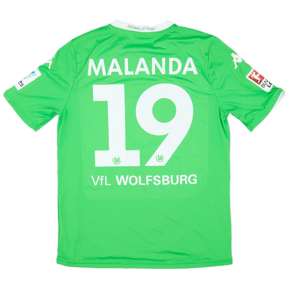 2014-15 Wolfsburg Home Shirt Malanda #19 - 7/10 - (L)