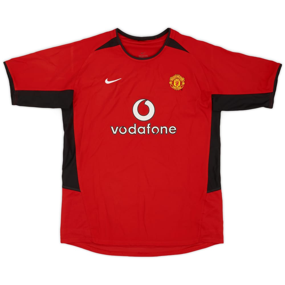 2002-04 Manchester United Home Shirt - 9/10 - (XL.Boys)