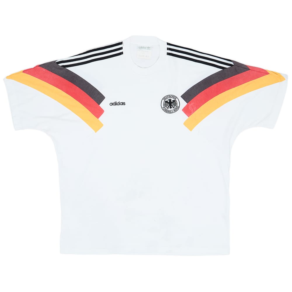 1992-94 Germany adidas Cotton Tee - 6/10 - (XL)