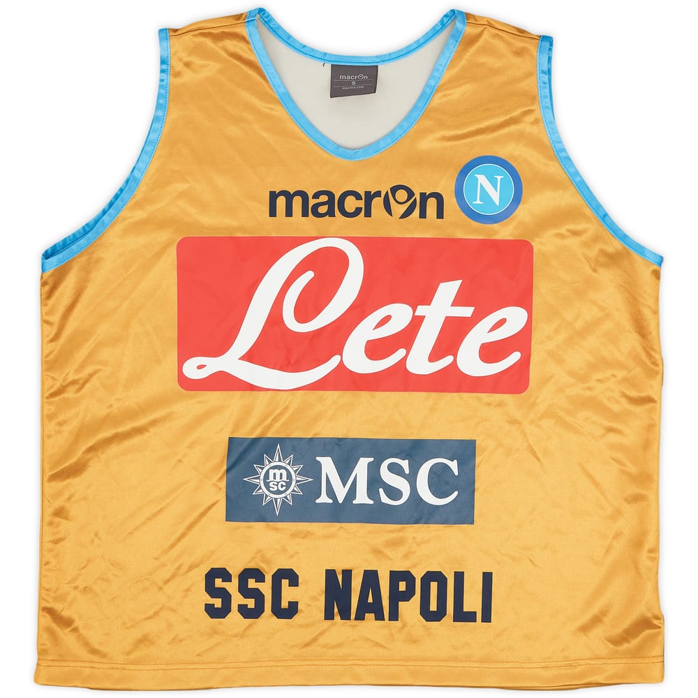 2011-12 Napoli Macron Training Bib - 9/10 - (S)