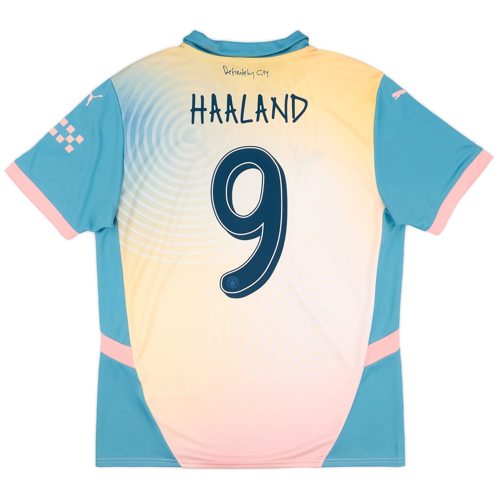 2024-25 Manchester City Fourth Shirt Haaland #9
