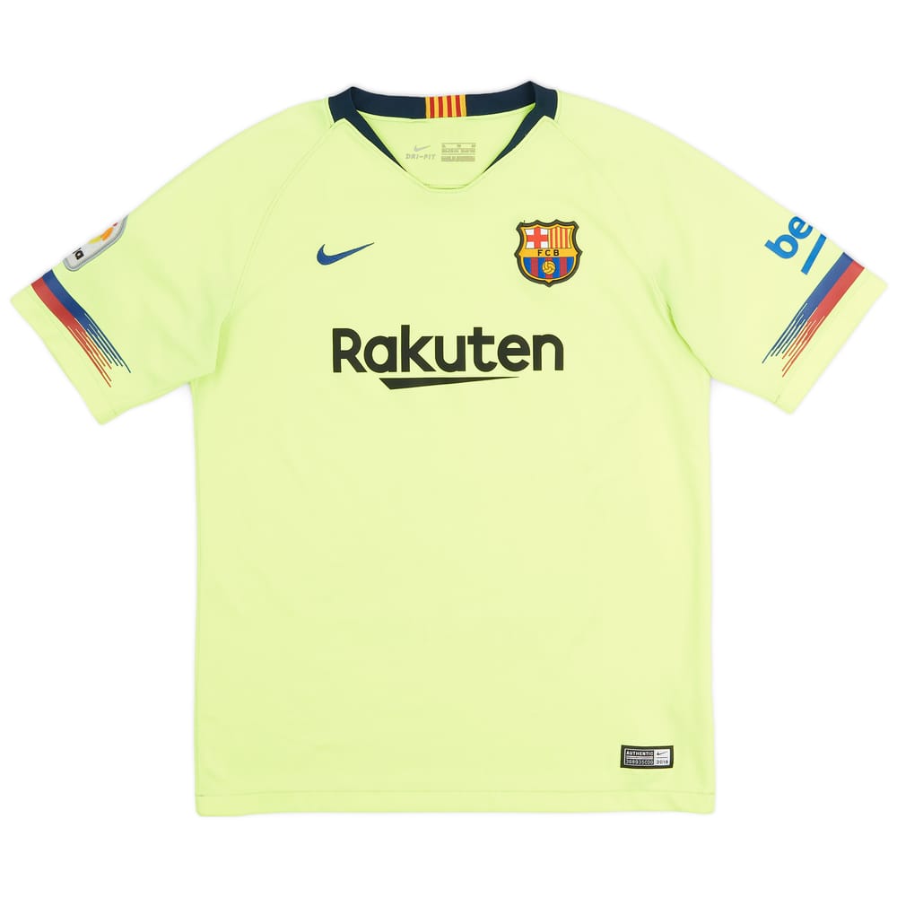 2018-19 Barcelona Away Shirt - 6/10 - (XL.Boys)