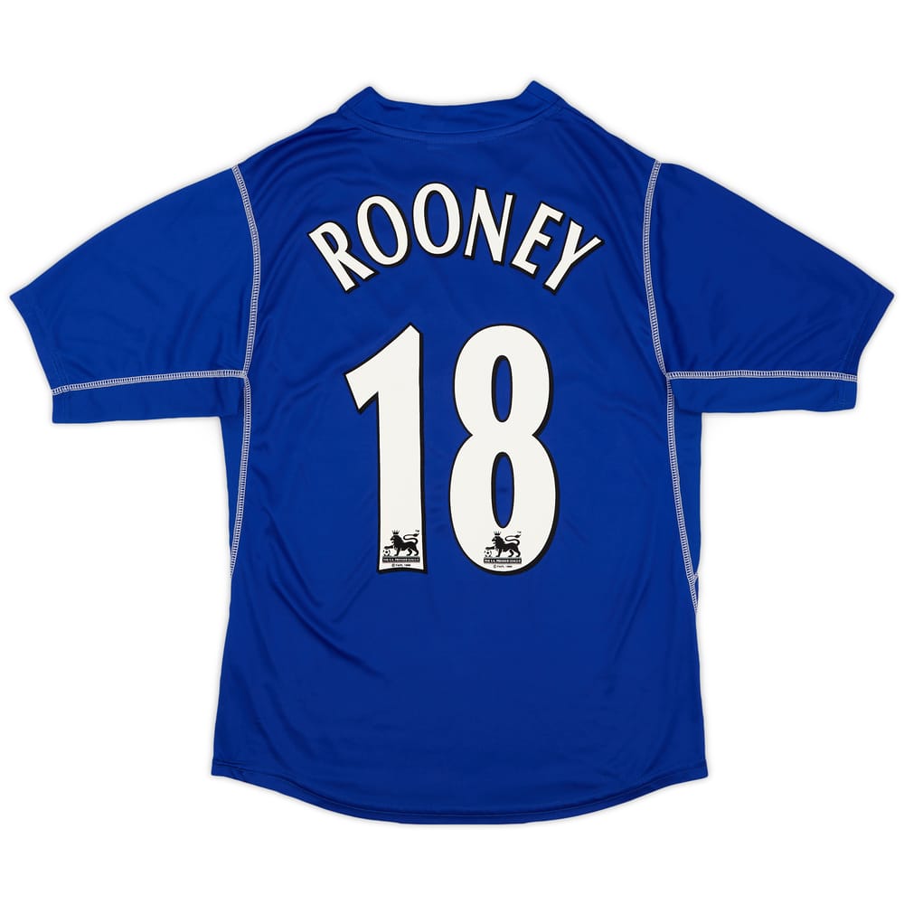 2002-03 Everton Home Shirt Rooney #18 - 8/10 - (L)