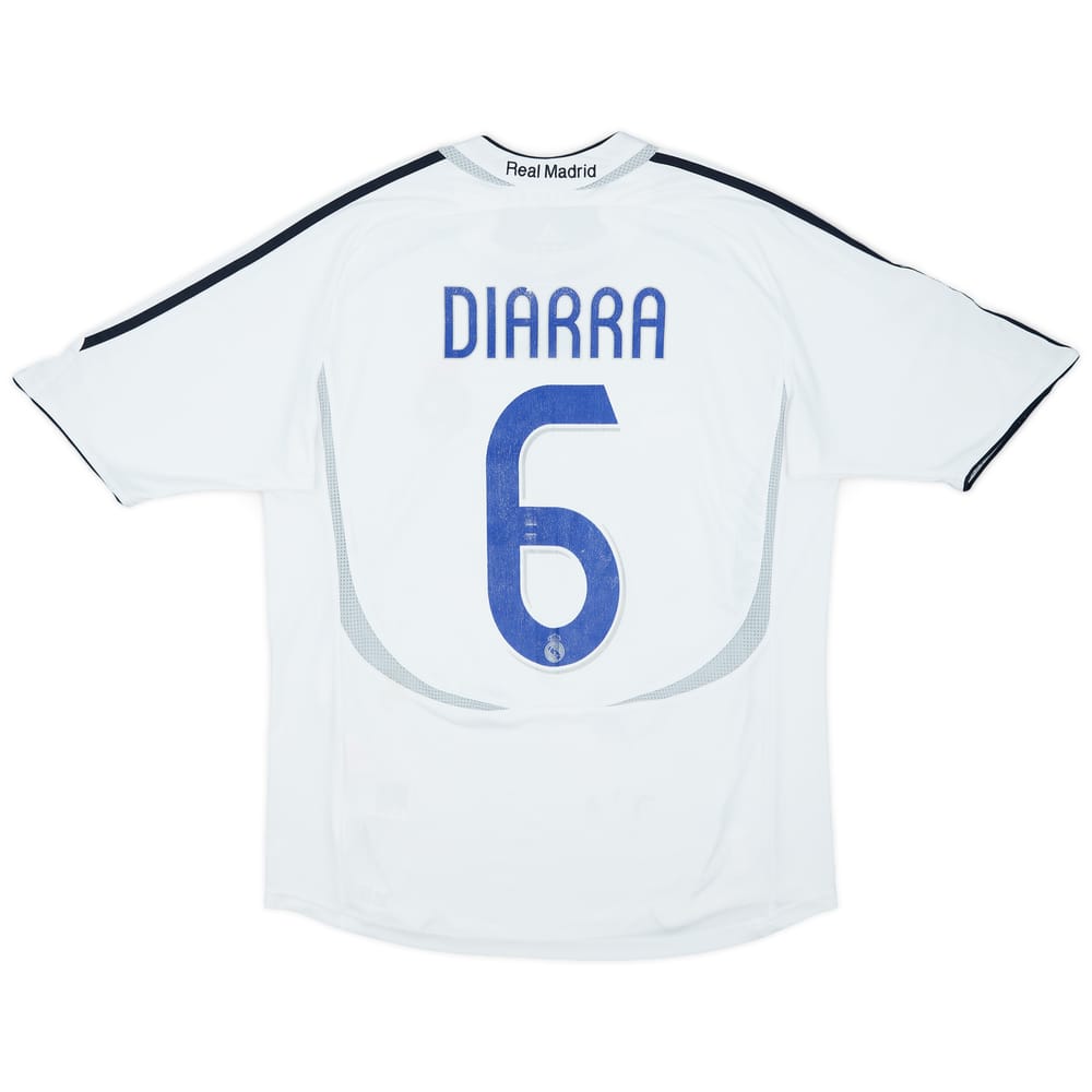 2006-07 Real Madrid Home Shirt Diarra #6 - 6/10 - (XL.Boys)