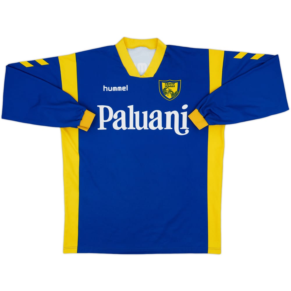 2000-01 Chievo Verona Hummel Training L/S Shirt - 8/10 - (XL)