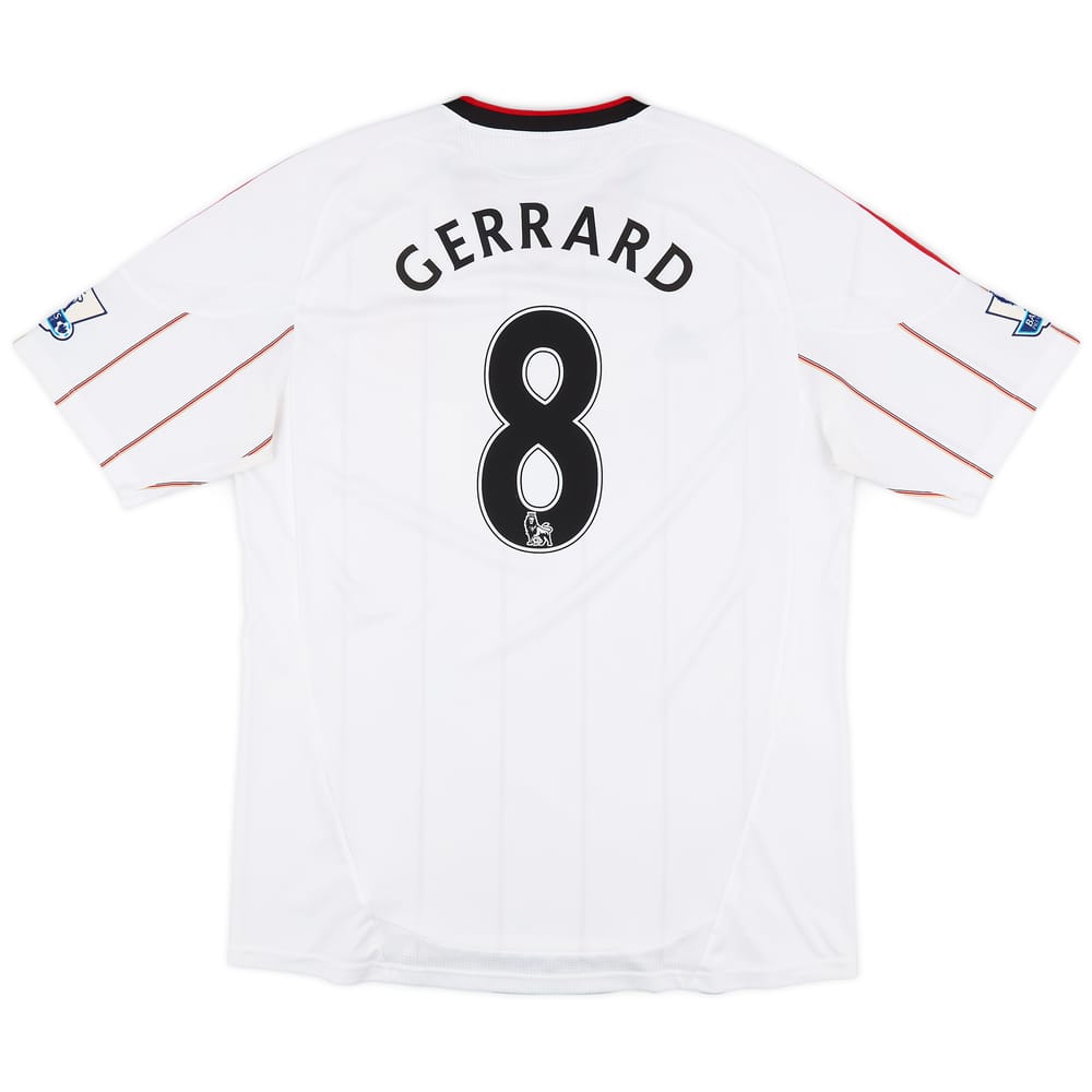 2010-11 Liverpool Away Shirt Gerrard #8 - 7/10 - (XL)