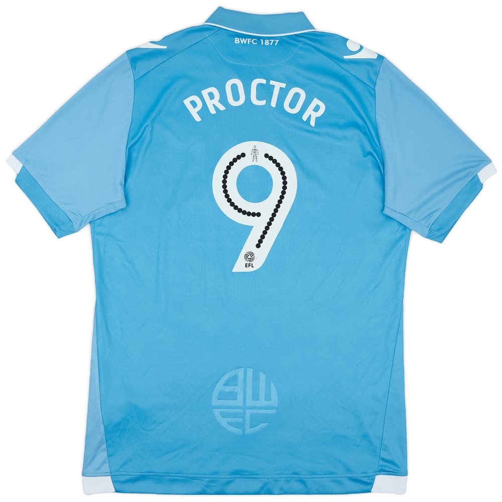 2016-17 Bolton Away Shirt Proctor #9 - 9/10 - (3XL)